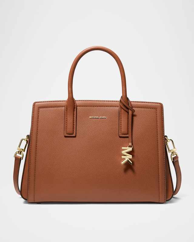 Laila Medium Leather Satchel Bag